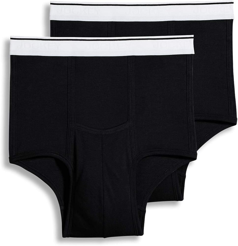 Jockey Men's Underwear Big Man Pouch Brief - 2 Pack