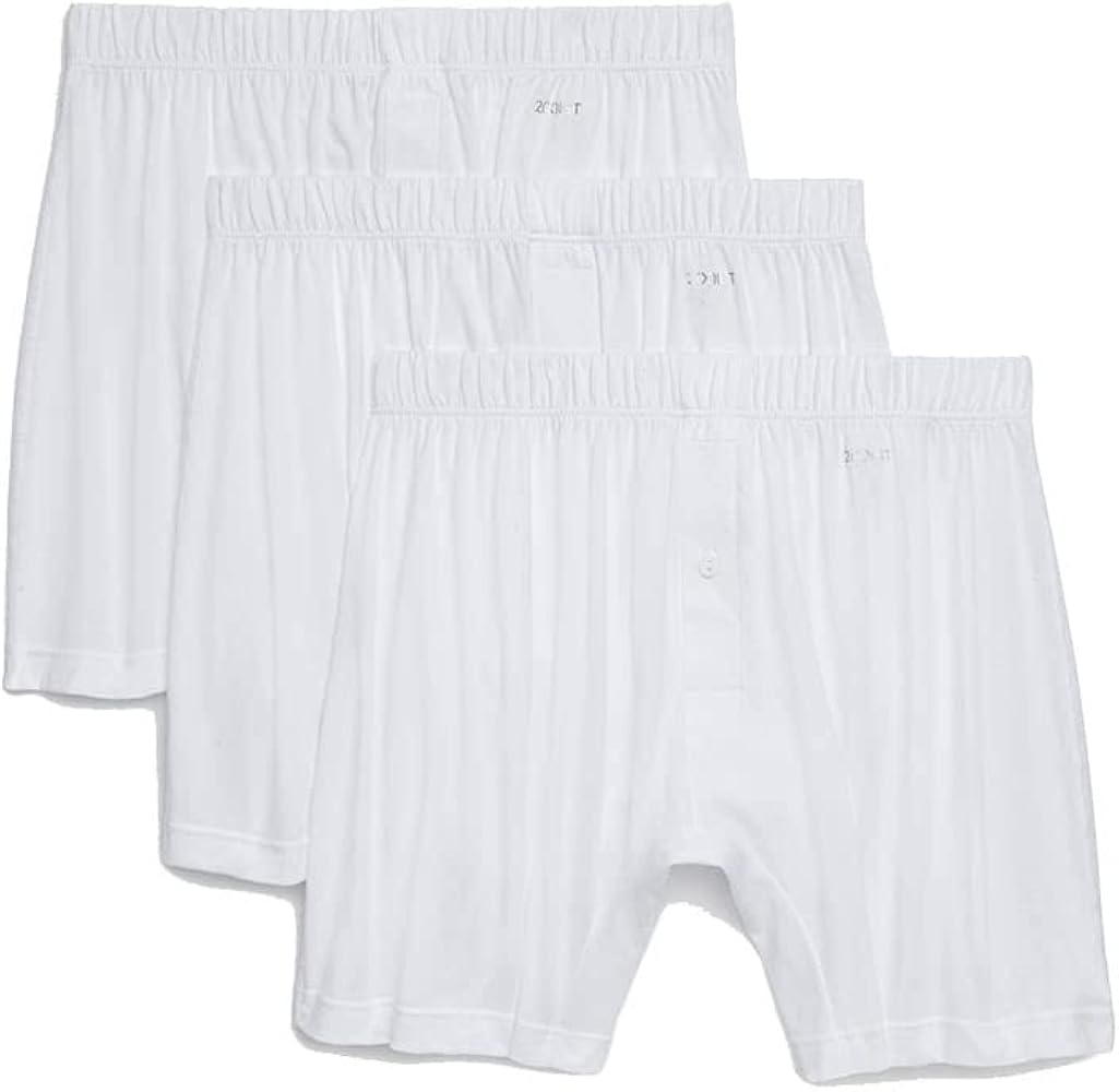 2(X)IST Men's Pima Cotton Knit Boxer 3-pack