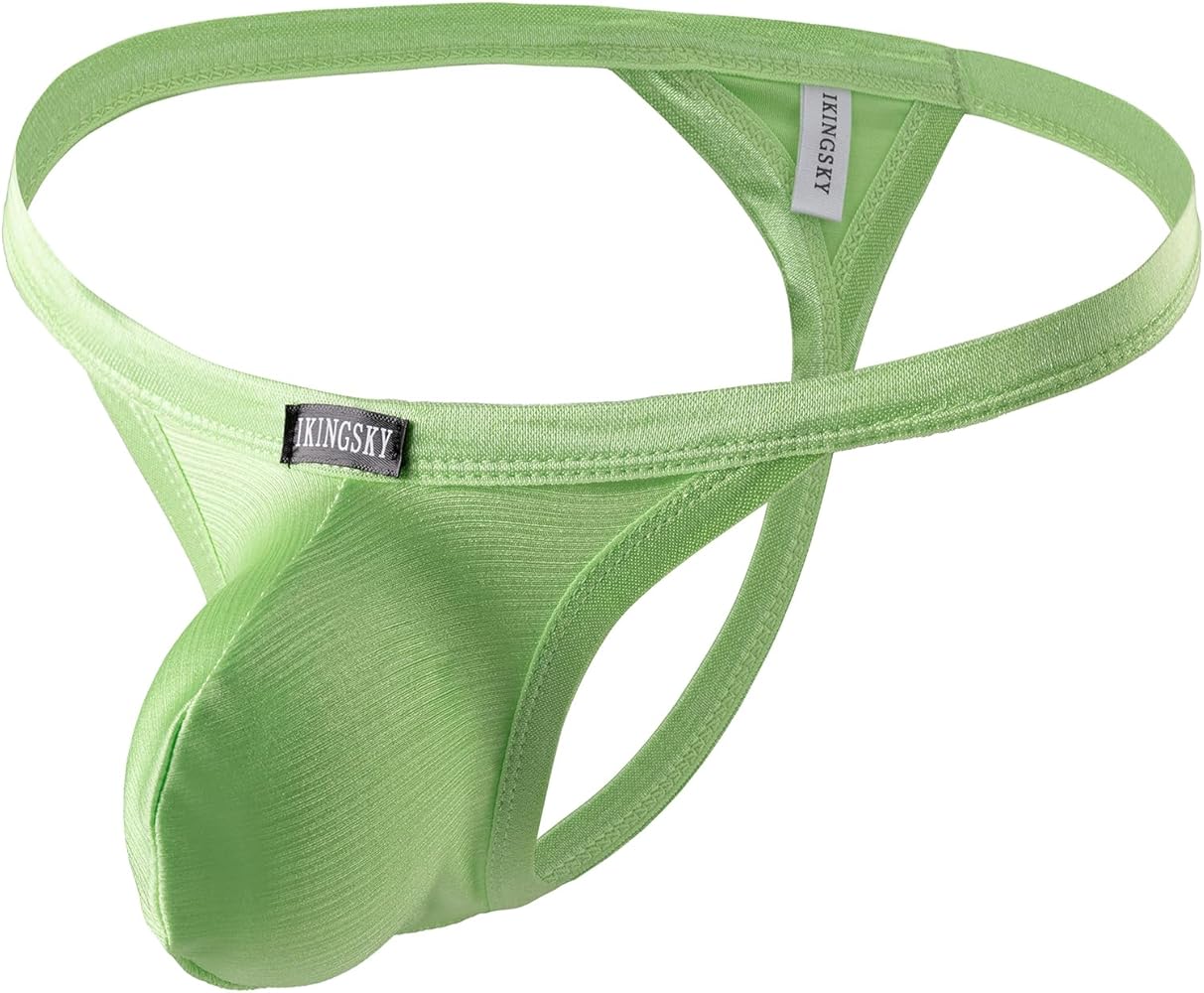 IKINGSKY Men's High Stretch Pouch G-string Underwear Sexy String Thong Panties