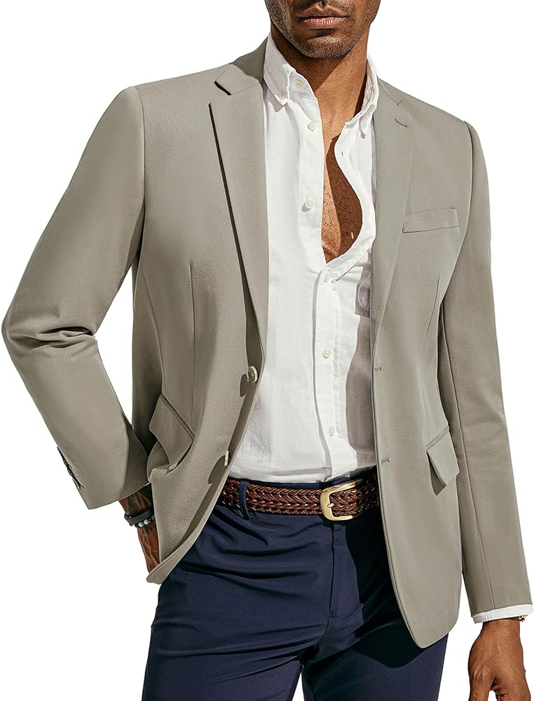PJ PAUL JONES Men's Casual Blazer Sport Coats Two Button Stretch Suit Jackets