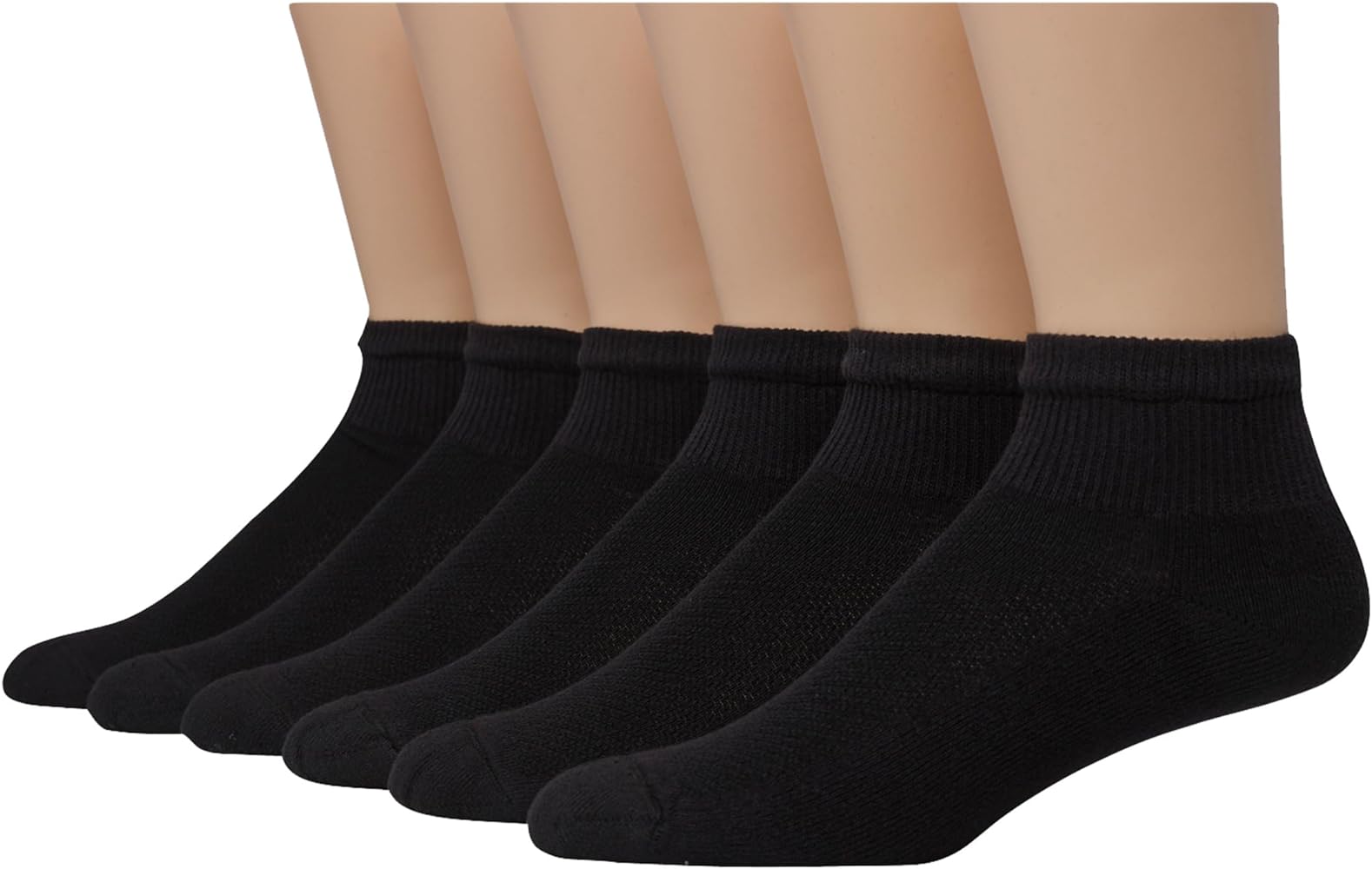 Hanes Mens Hanes Men'S Socks, Double Tough Ankle Socks, 6 And 12-Pack