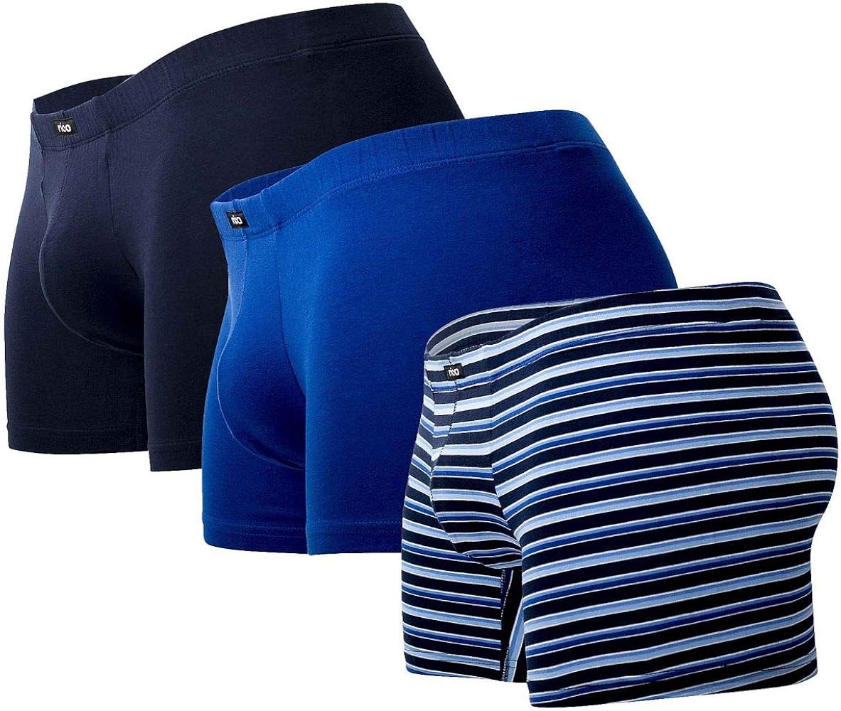 Men's Cotton Boxer Briefs 3-Pack