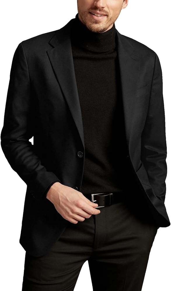 ZIWOCH Men's Sports Suit Jacket Two Button Business Casual Blazer Wedding Jackets
