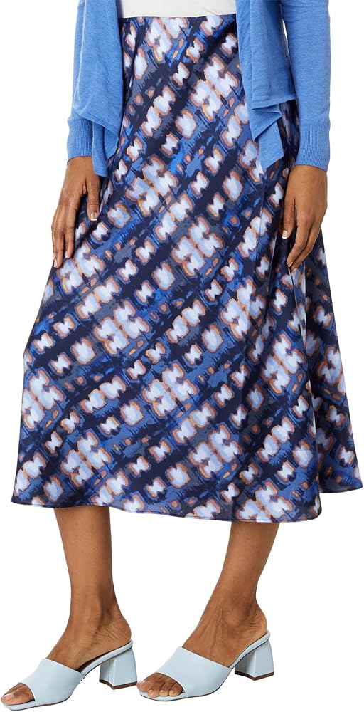 NIC+ZOE Women's Shibori Glow Slip Skirt