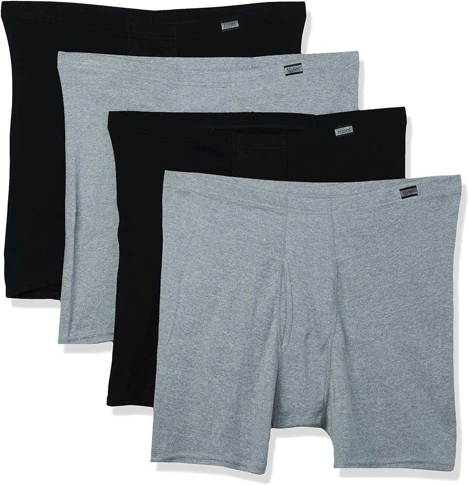 Hanes mens Tagless Comfortsoft 4-Pack Waistband