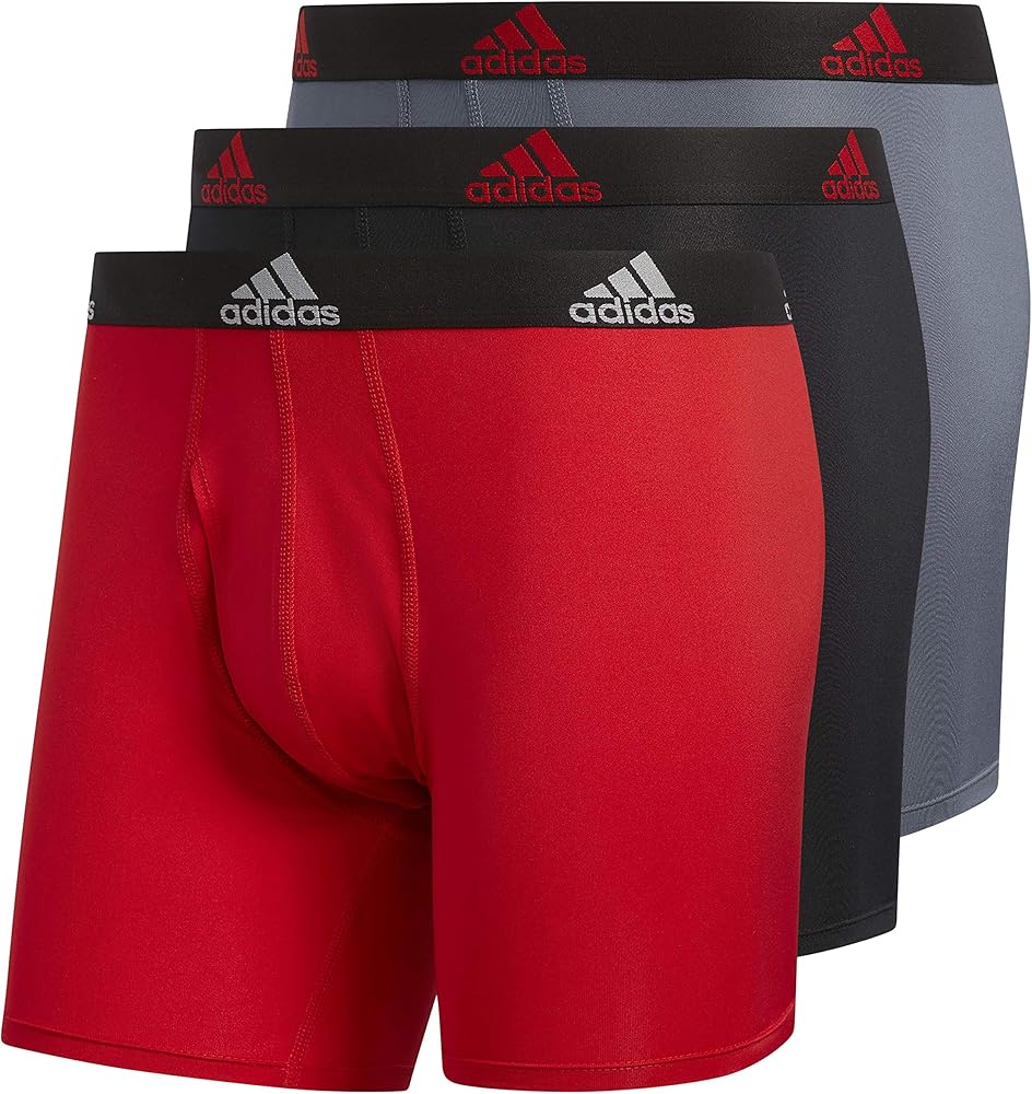 adidas Men's Performance Boxer Brief Underwear (3-Pack)