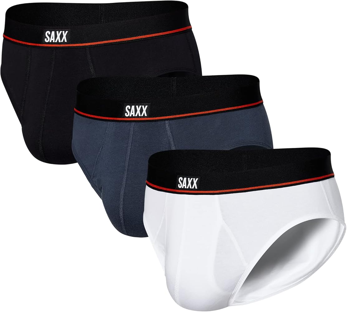 SAXX Underwear Co. Men's Non-Stop Stretch Cotton Brief Fly