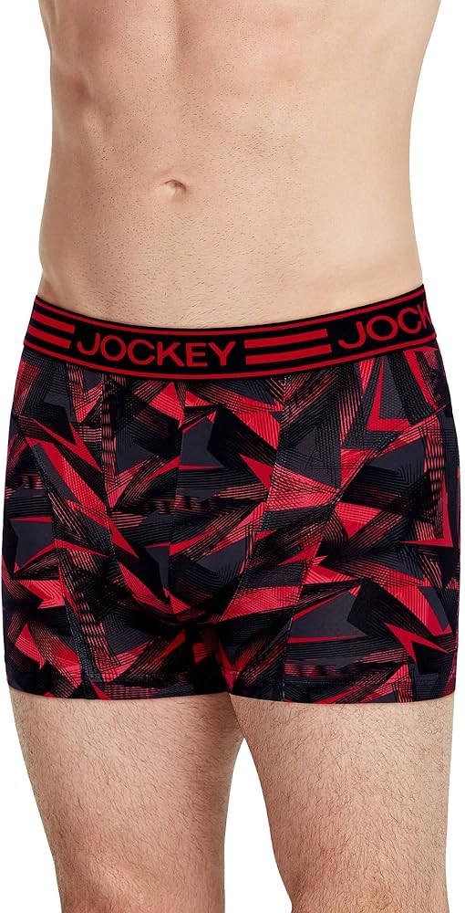 Jockey Men's Underwear Sport Cooling Mesh Performance 3" Trunk