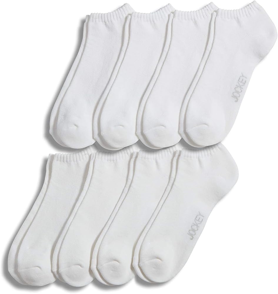 Jockey Men's Socks Essentials Low Cut Socks - 8 P