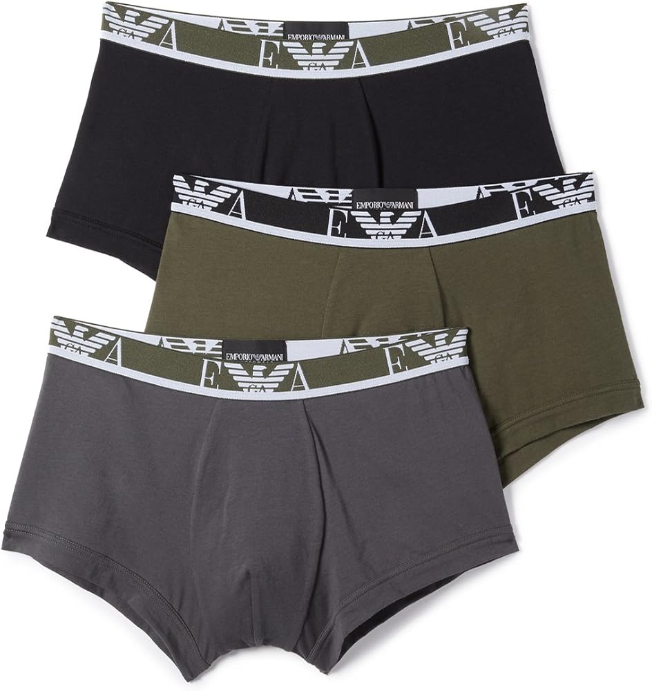 Emporio Armani Monogram 3-Pack Trunk