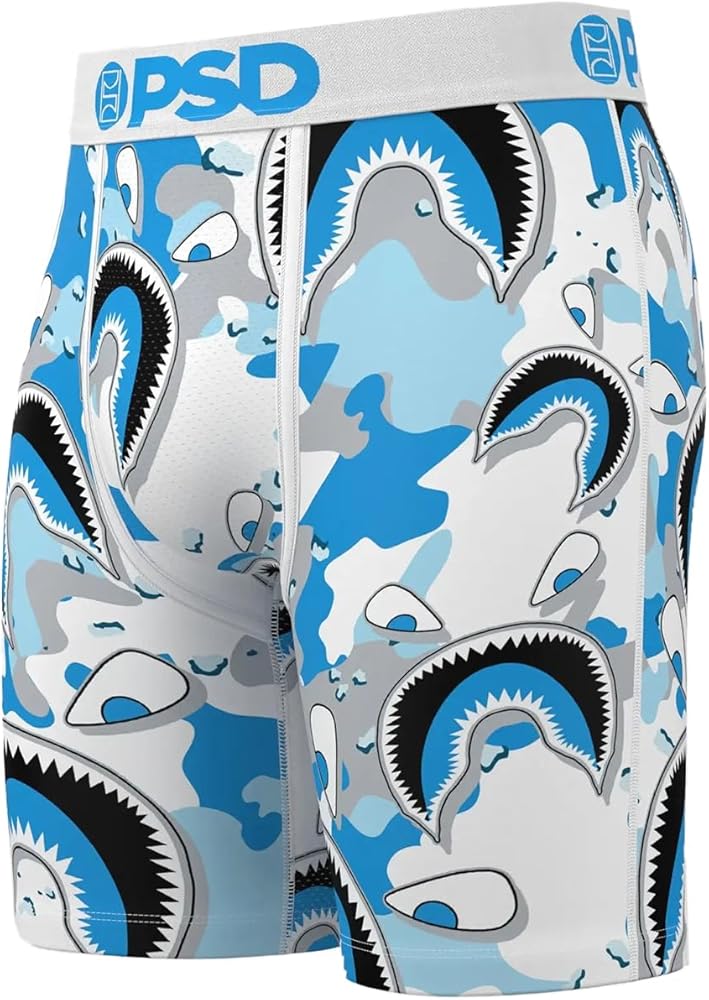 PSD Men's Wf Naval Shark Boxer Briefs, Multi, S