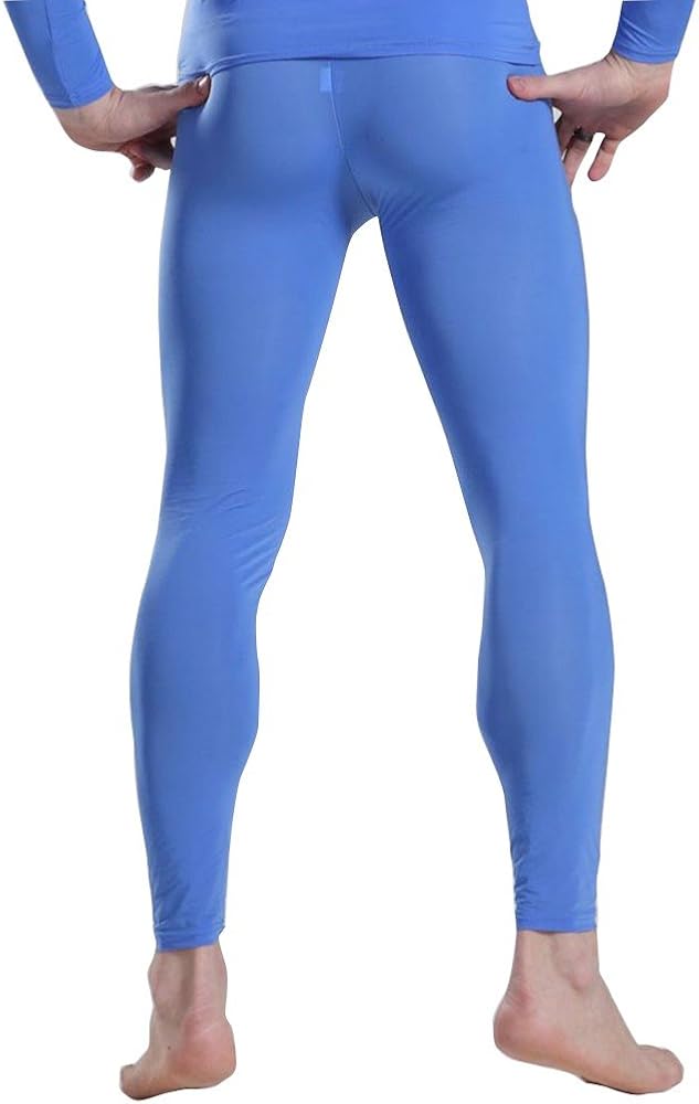 iiniim Mens Thin Ice Silk Compression Baselayer Thermal Long Johns Underwear