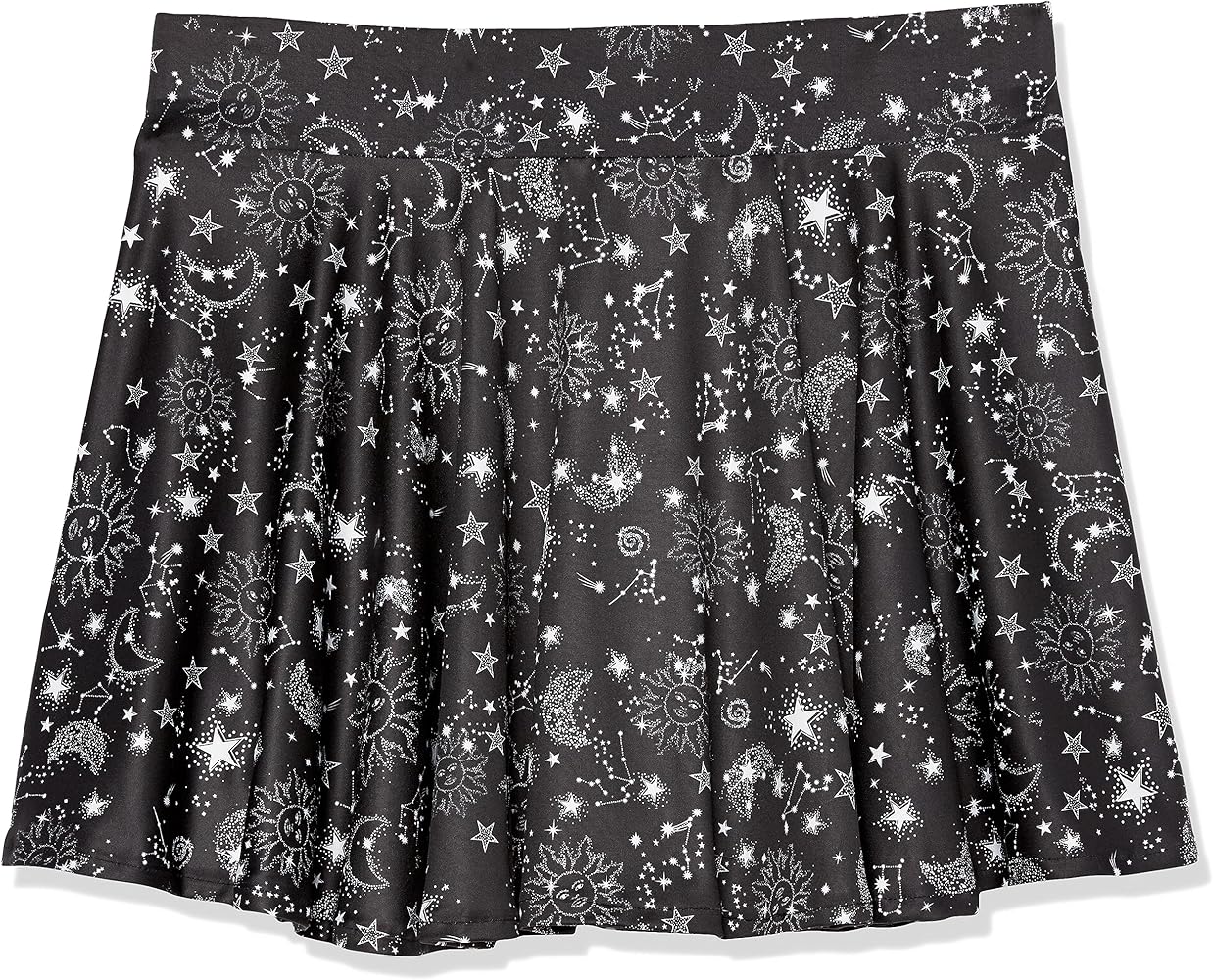 Daisy corsets Women's Celestial Print Stretch Lycra Skirt