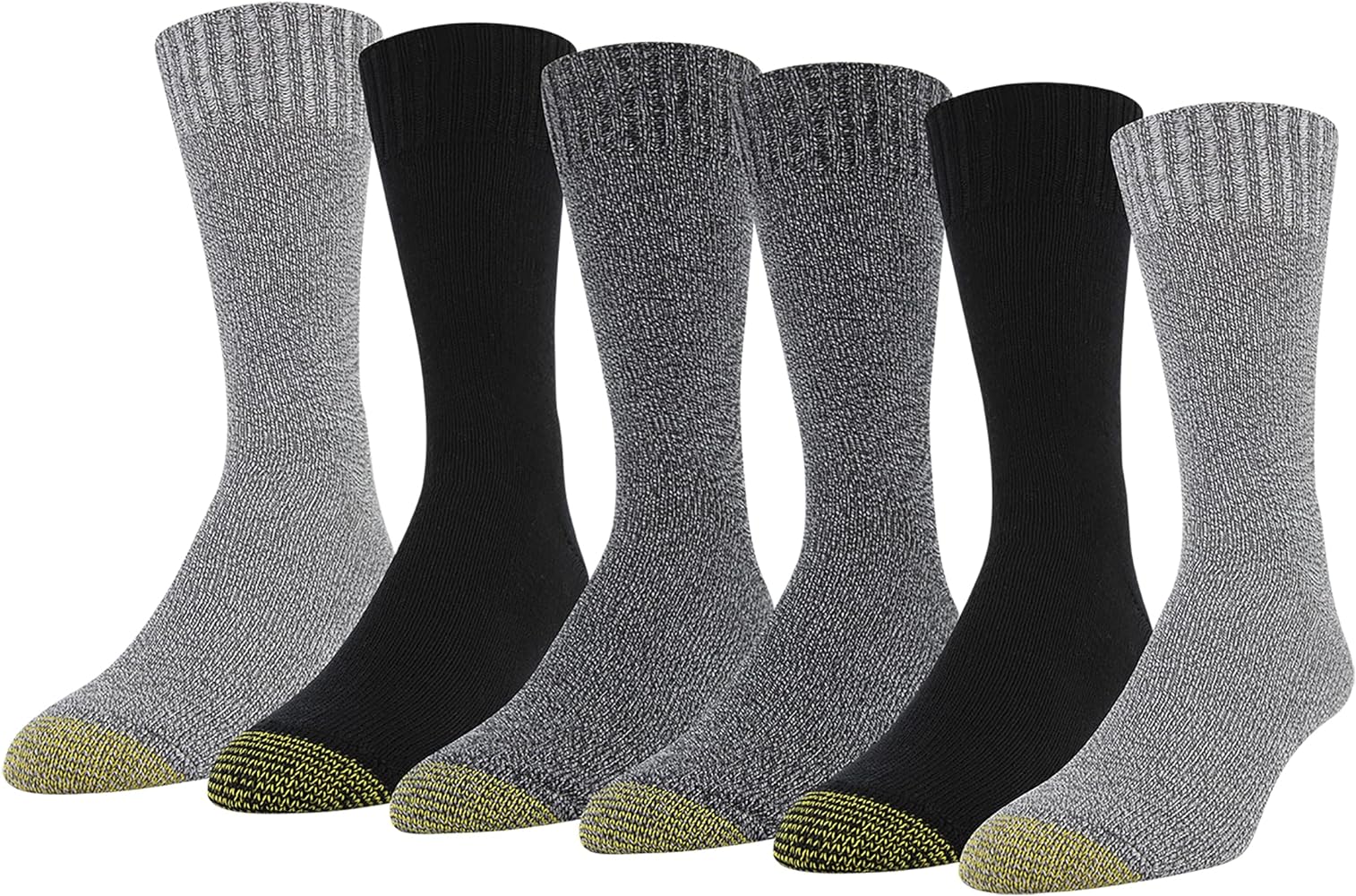 GOLDTOE Men's Hudson Crew Socks, Multipairs