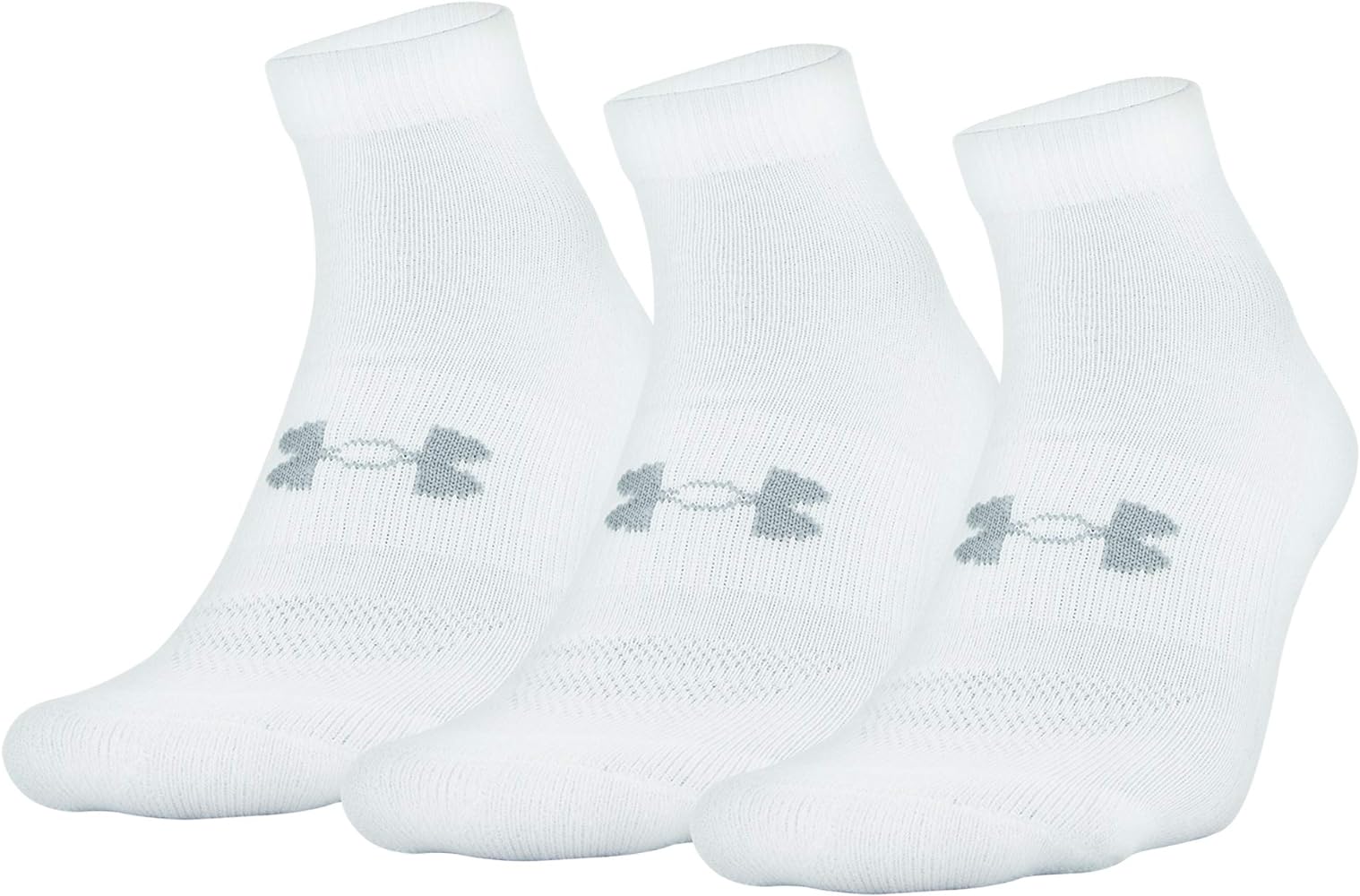 Under Armour Adult Athletic Low Cut Socks, 3-Pairs