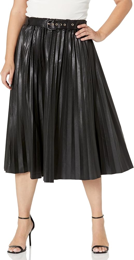 City Chic Women's Plus Size Skirt Saskia Pu