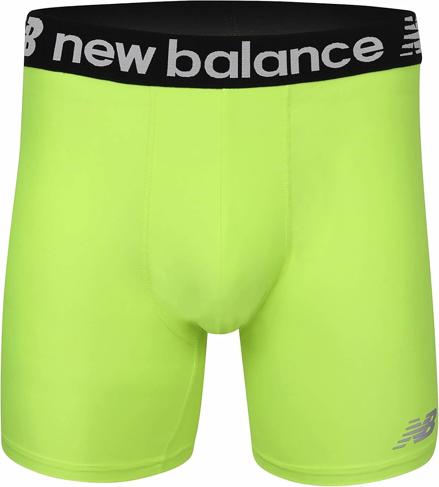 New Balance Men's 6" Dry Fresh, No FLY, Ultra Boxer Briefs (Pack of 1)