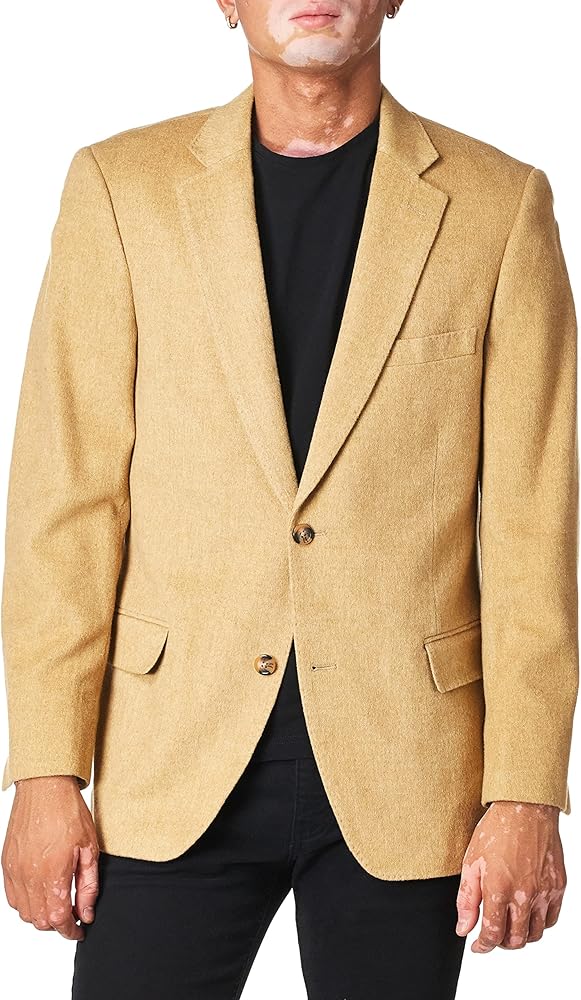 Palm Beach Men's Cotter Camel Hair Sport Coat