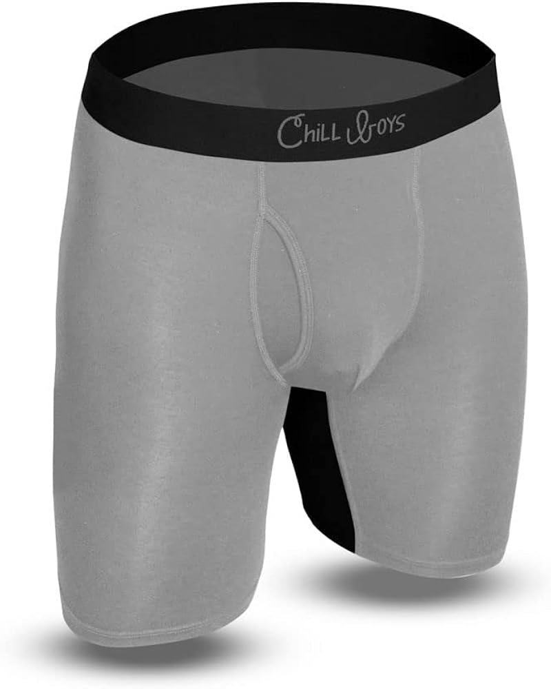 Chill Boys Viscose from Bamboo Boxer Briefs - Breathable, Comfortable Mens Underwear - Quick Dry, Anti-Chaffing Boxers
