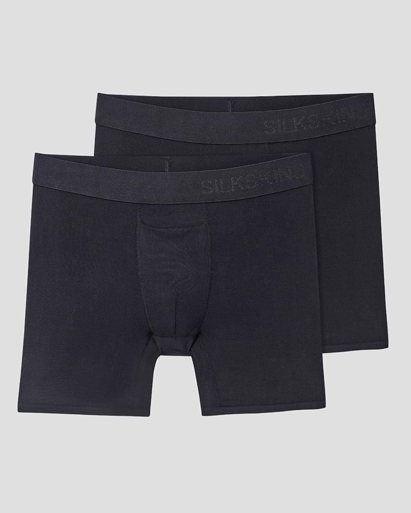 Terramar Men's Silkskins 6" Boxer Briefs
