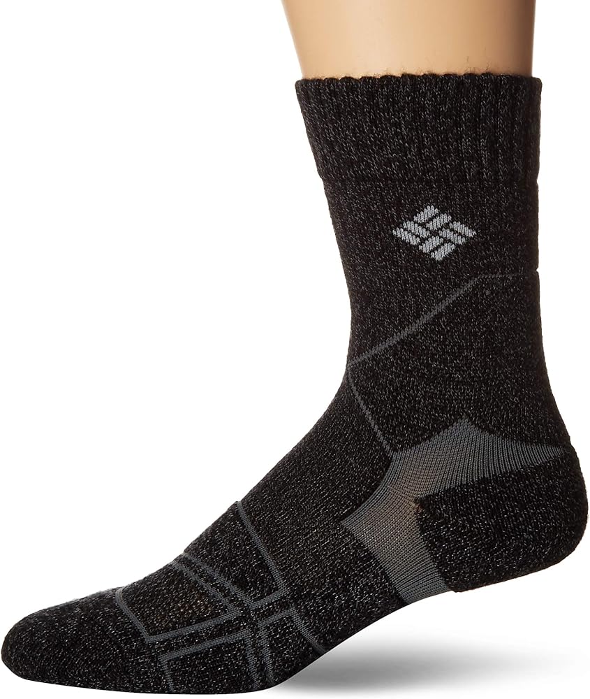 Columbia Men's 1 Pack Premium Hiking Crew Socks