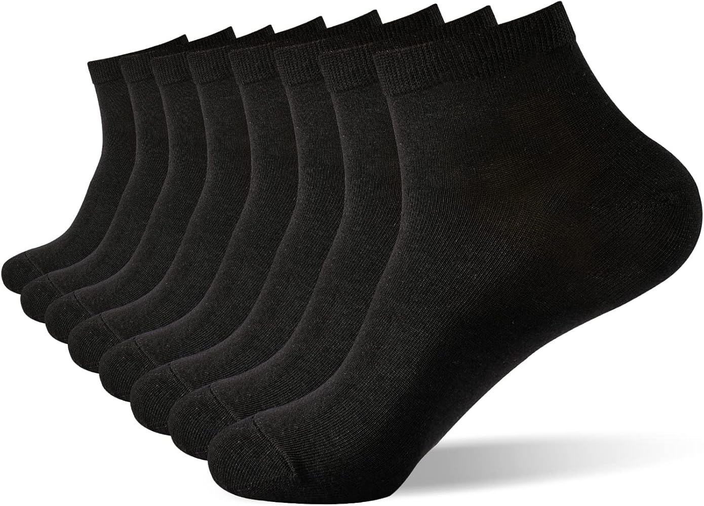 J-BOX Mens Multi-Pack Cotton Socks Ankle Thin Breathable Summer Comfort Low Cut Socks