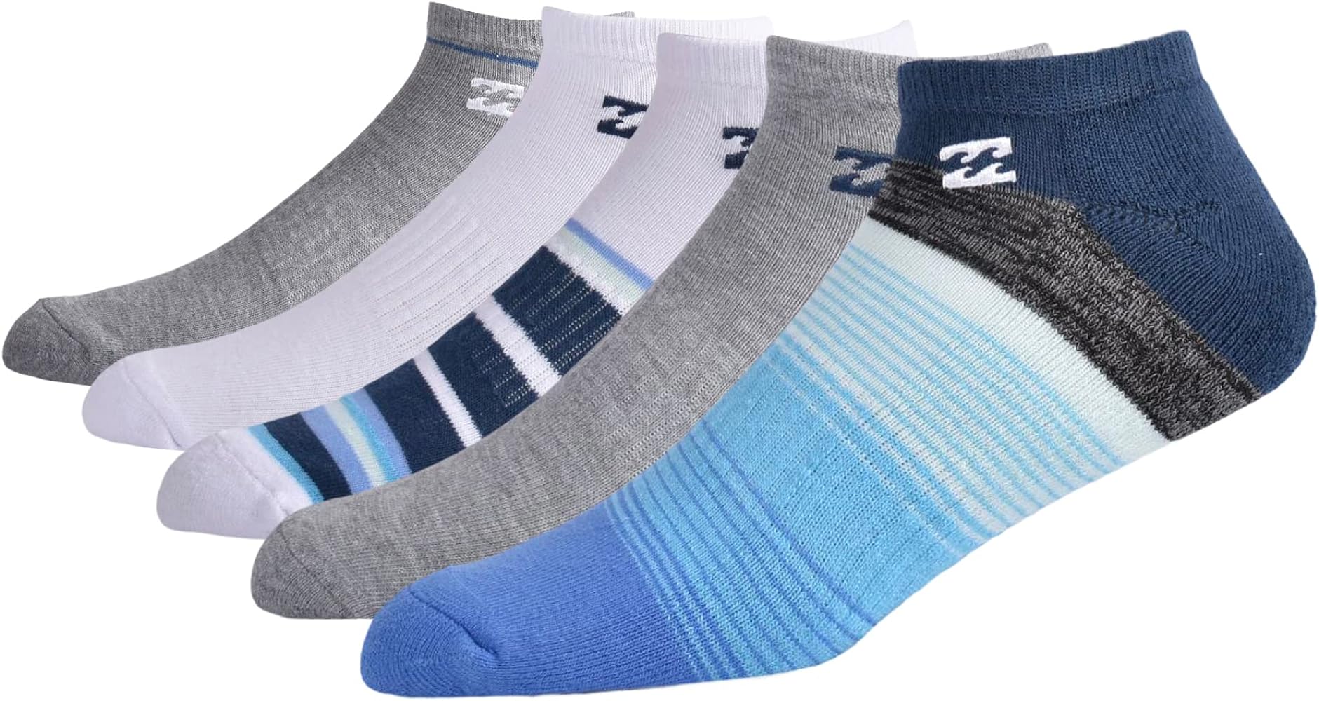 Billabong Men's Half Cushion Low Cut Socks