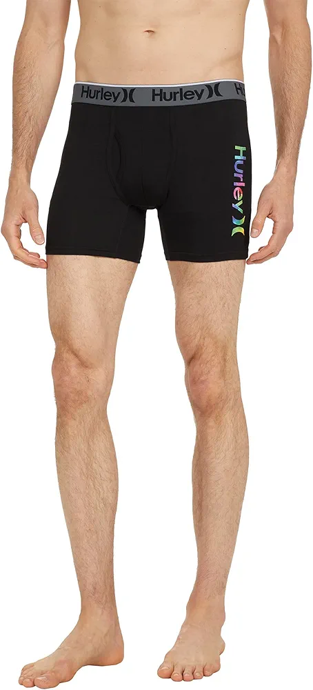 Hurley HSP21M15715001L Pride One & Only Boxer Brief Black LG (34-36" Waist) Black L