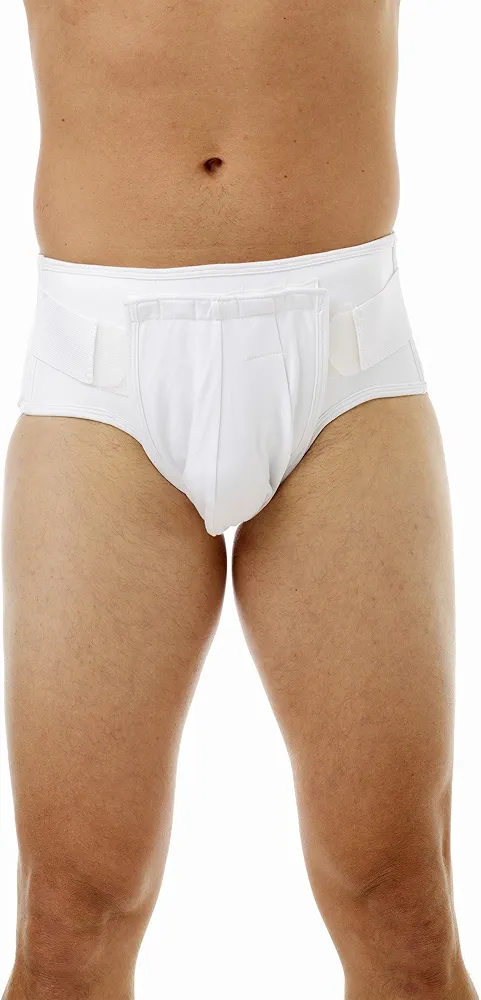 Underworks MEN'S DOUBLE OR SINGLE INGUINAL BRIEF 3X 49-52 Waist
