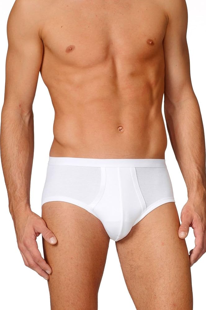 Calida Men's 22010 Twisted Cotton Brief With Fly