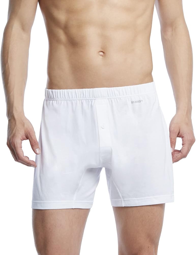 2(X)IST mens Pima Cotton Knit Boxer