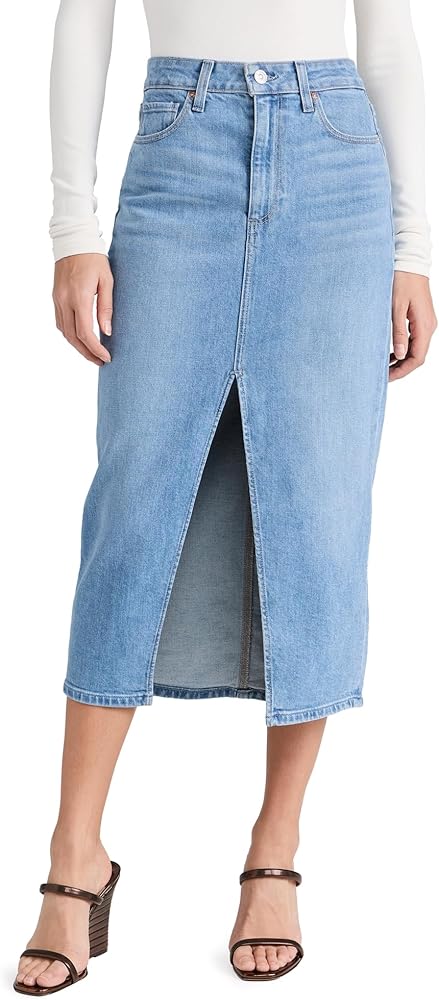 PAIGE Women's Angela Midi Skirt