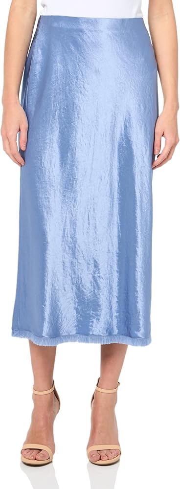 Vince Women's Fray Edge Bias Skirt