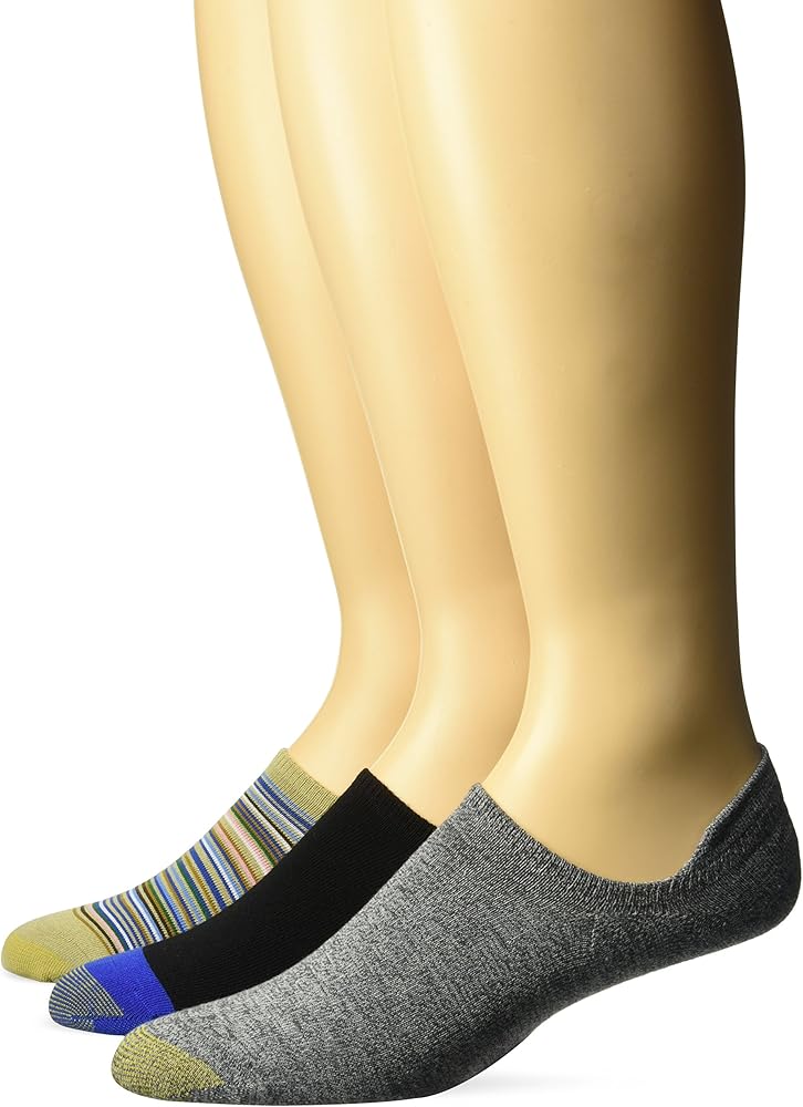 GOLDTOE Men's Sta-Cool Frankie Low Show Tab Socks, 3-Pack