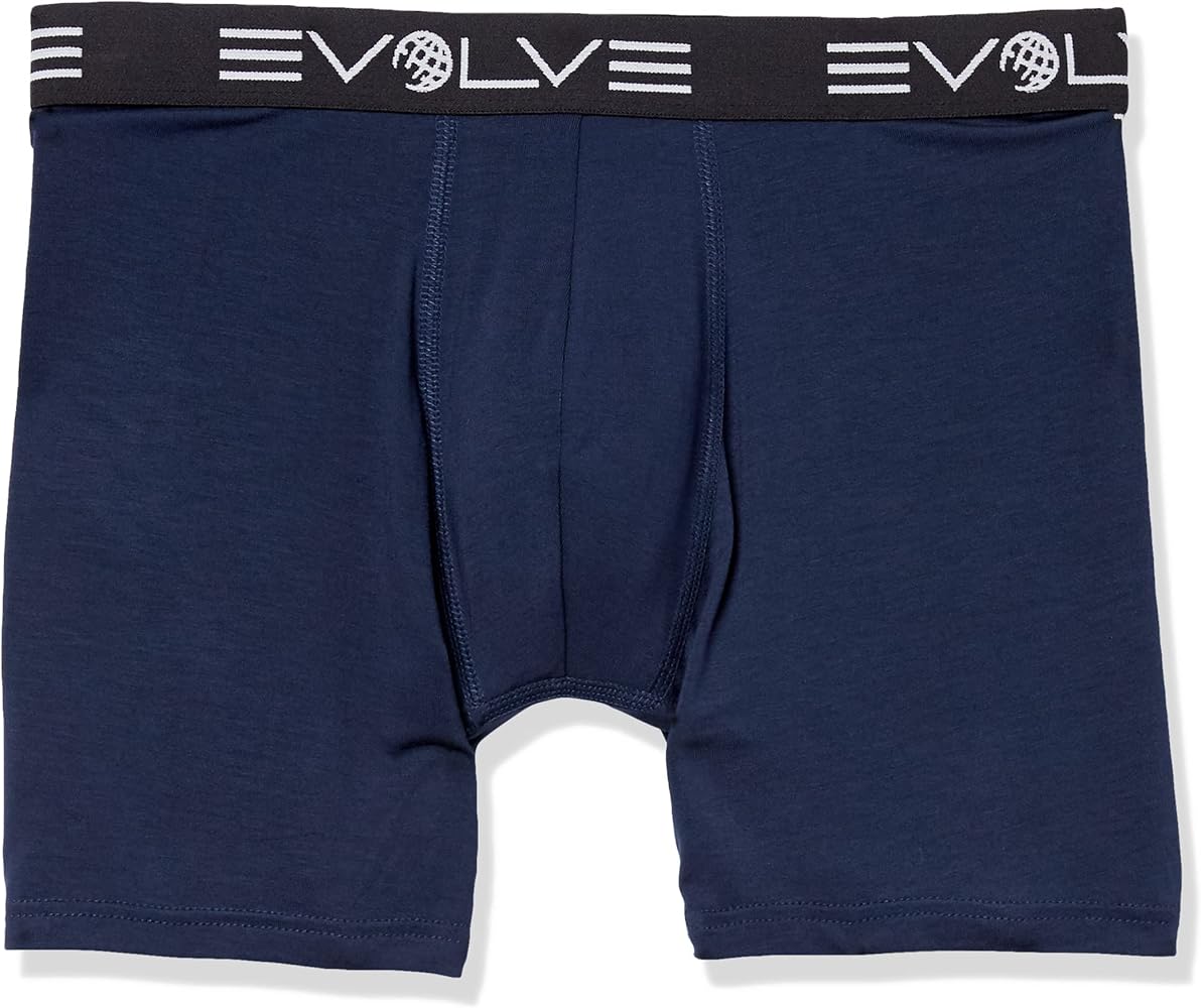 Evolve Men's Luxe 3 Pack 6'' Boxer Brief