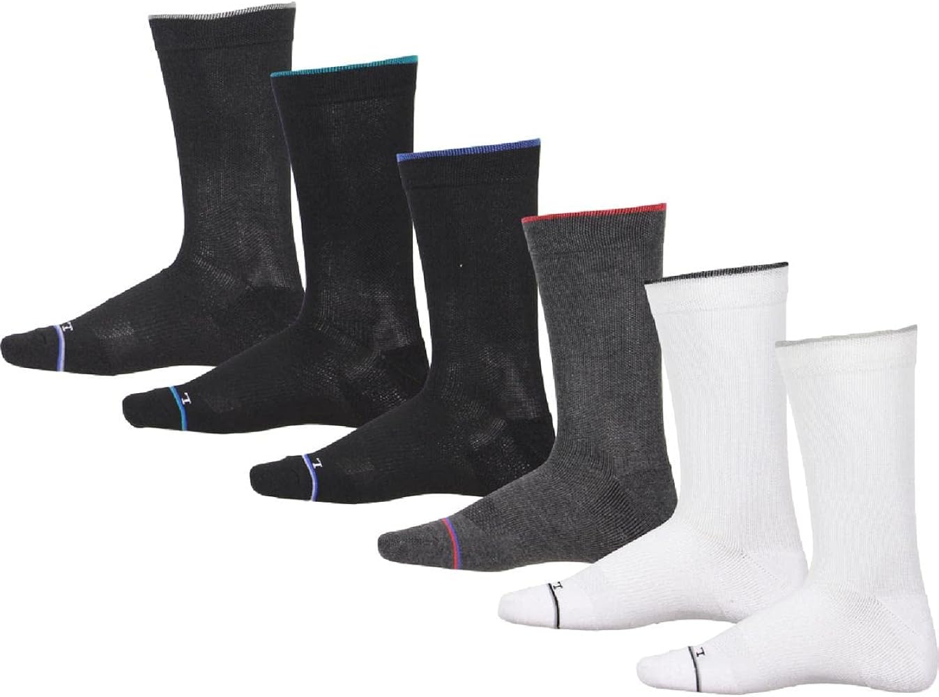 Perry Ellis Portfolio Men's 6-Pack Solid Socks