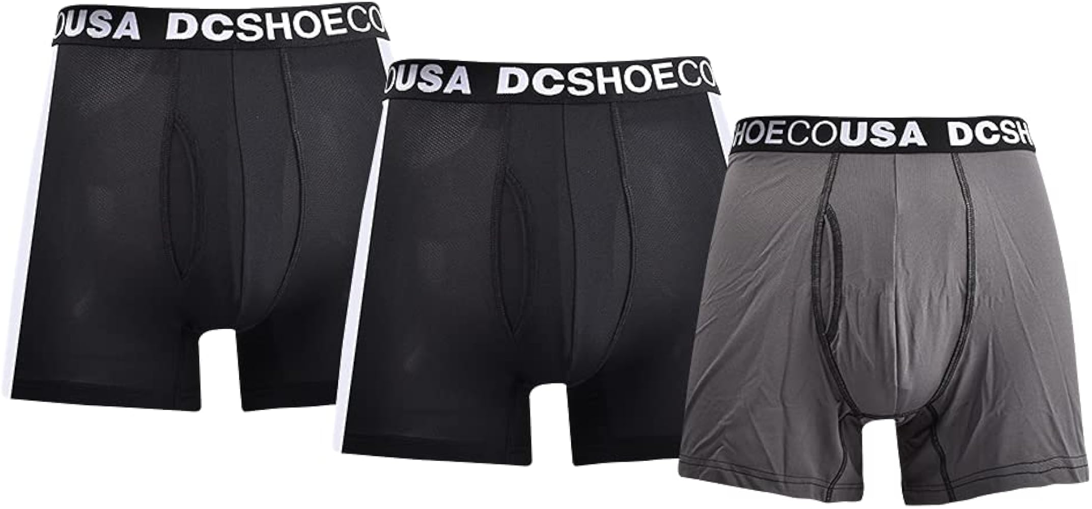 DC Shoes Men's 3-Pack Micro Performance Mesh Boxer Brief
