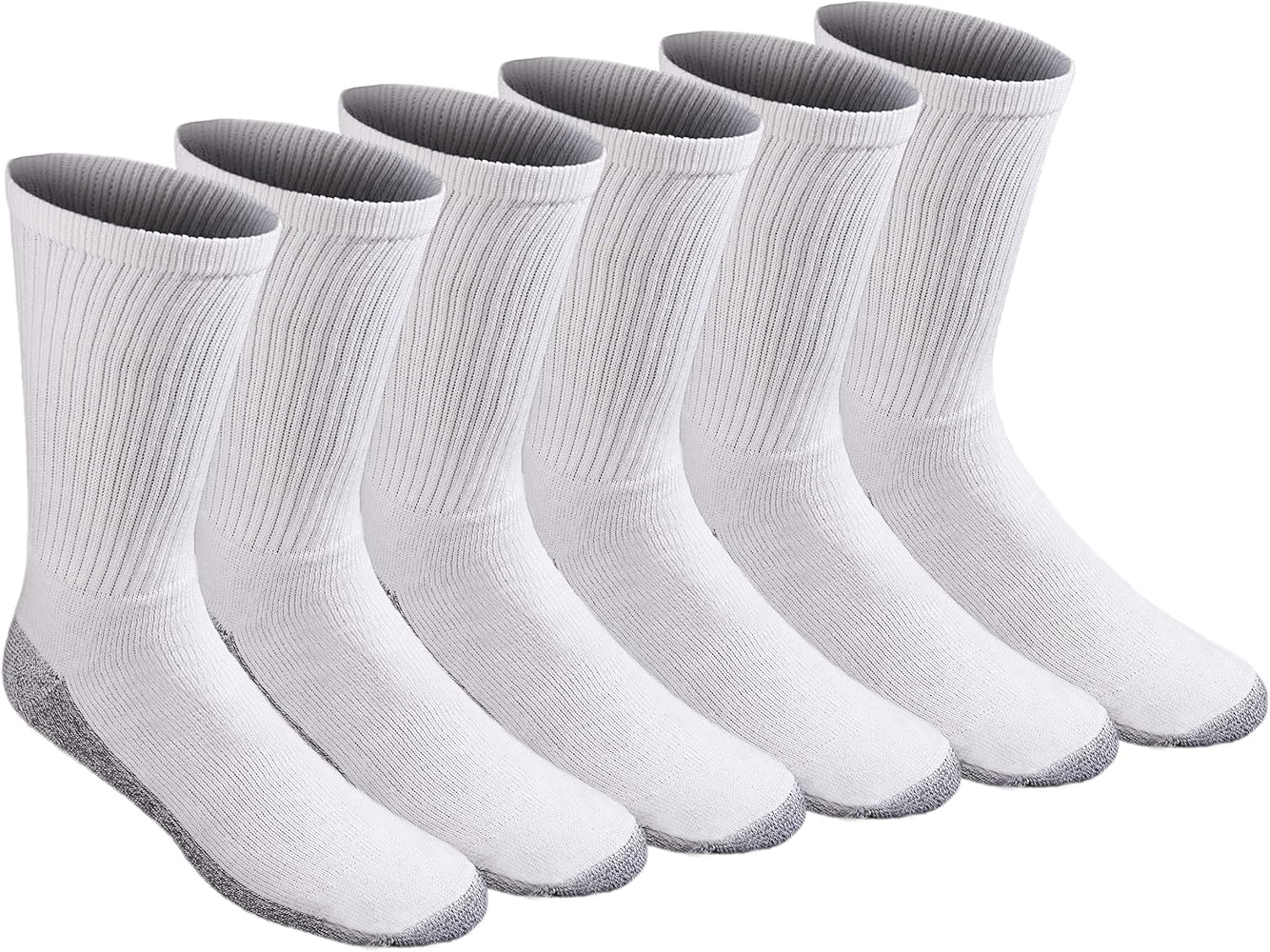 Dickies Men's All Purpose Cushion Crew Socks (6/12 Packs)