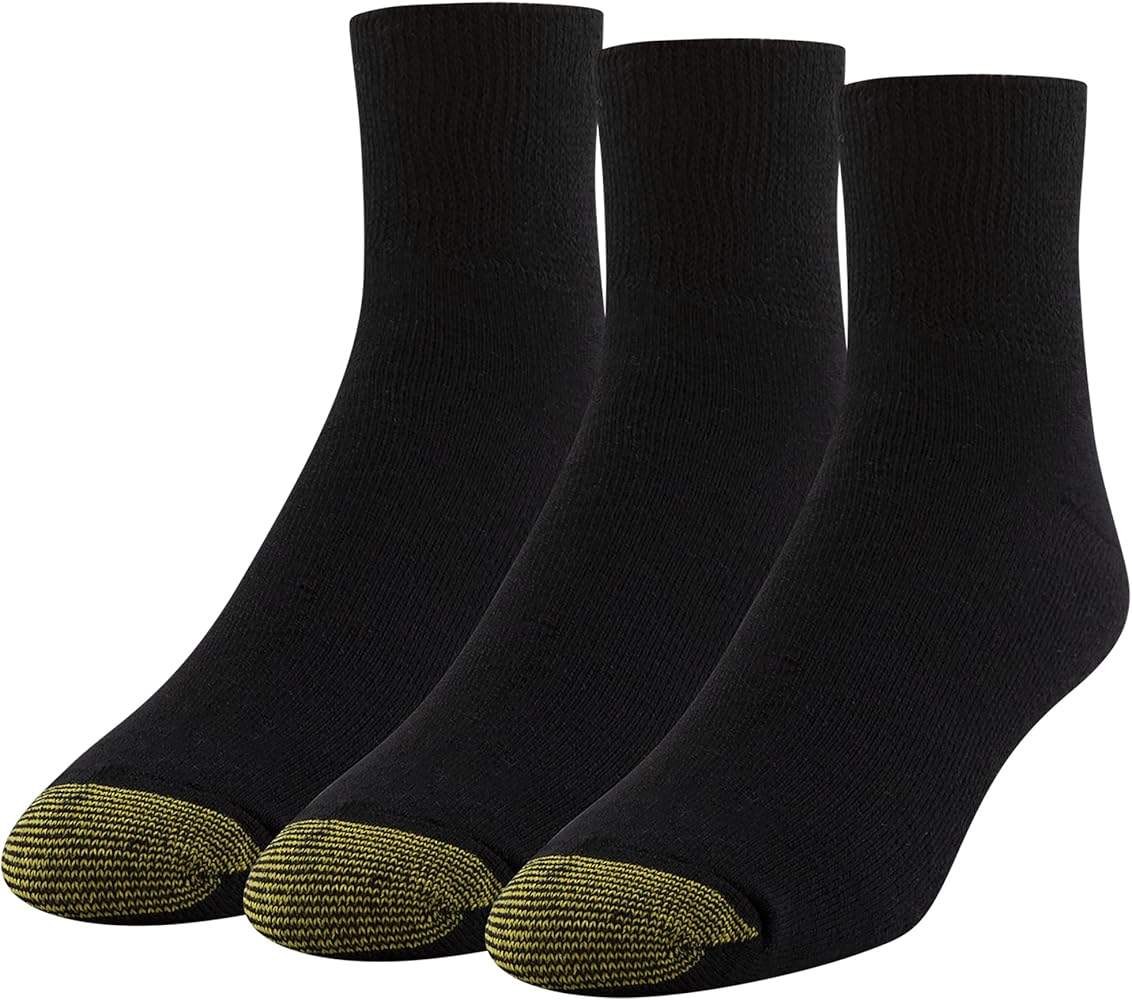 GOLDTOE Men's Non Binding Ankle Socks, Multipairs