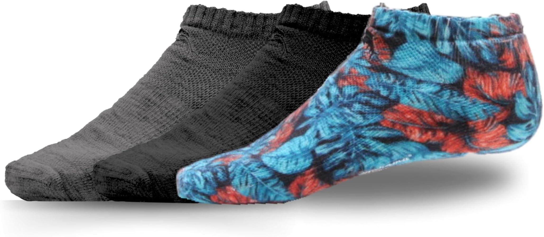 Tommy Bahama Men's Athletic No-show Socks, Reinforced Heel & Toe Support, Coolmax Ecomade Moisture Wicking Fabric