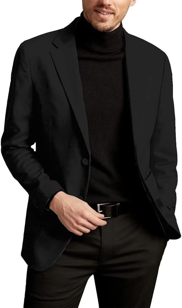 Mens Sport Coat Casual Blazer for Men 2 Button Business Suit Jacket for Men Fashion