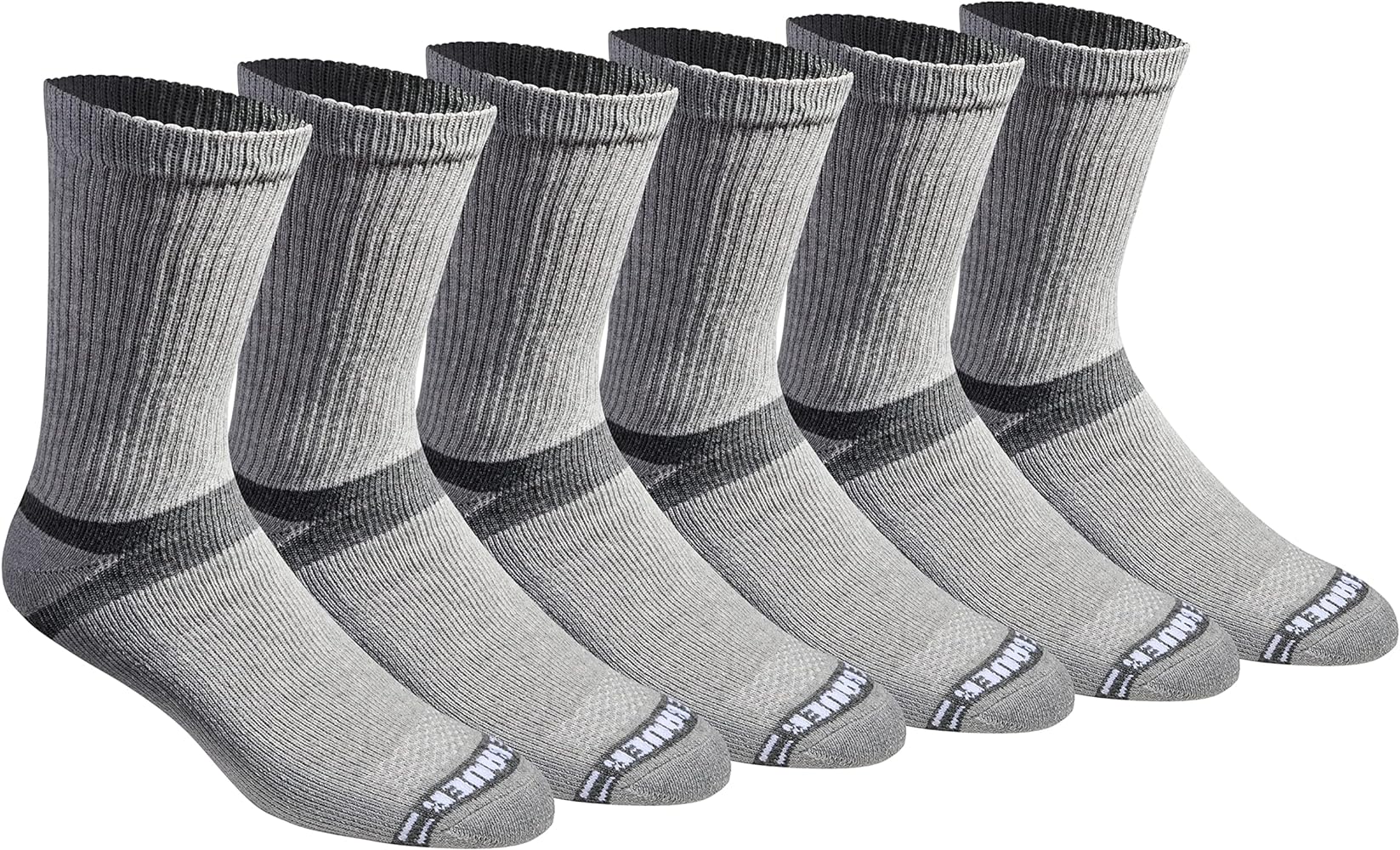 Eddie Bauer Men's Dura Dri Moisture Control 6-Pair Crew Socks
