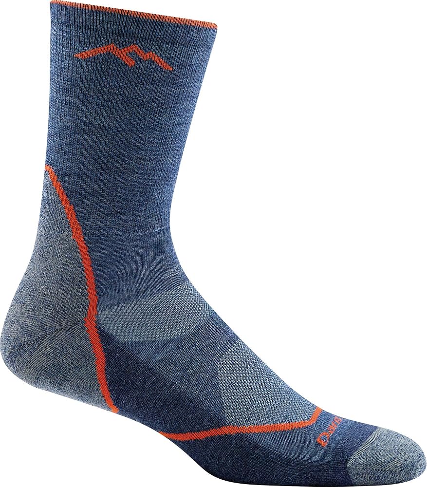 Darn Tough Men's Light Hiker Micro Crew Lightweight with Cushion Sock (Style 1972)
