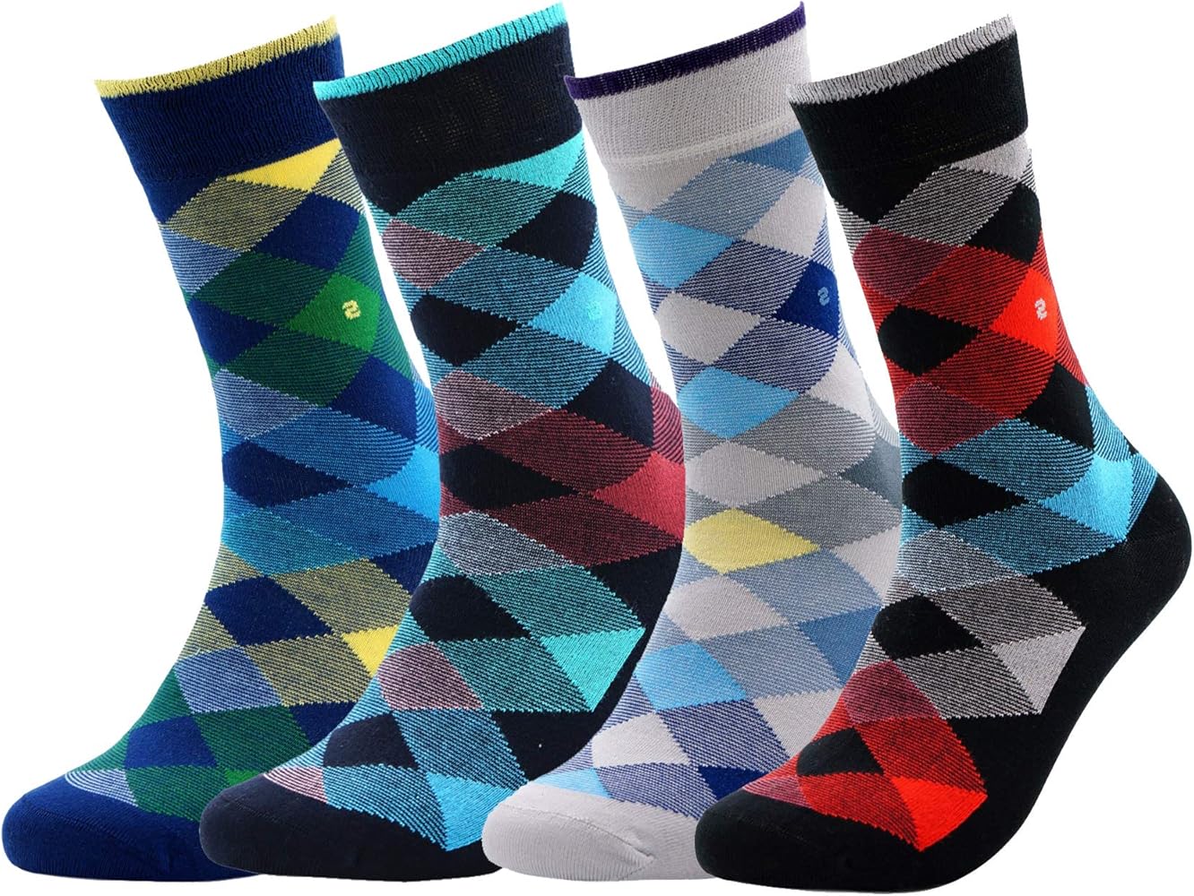 anatolian Colorful Crew Socks for MEN WOMEN - Natural Silken Soft Seamless Casual or Dress Socks