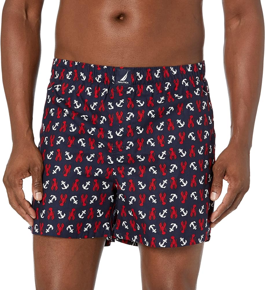 Nautica Men's Classic Cotton Woven Boxer