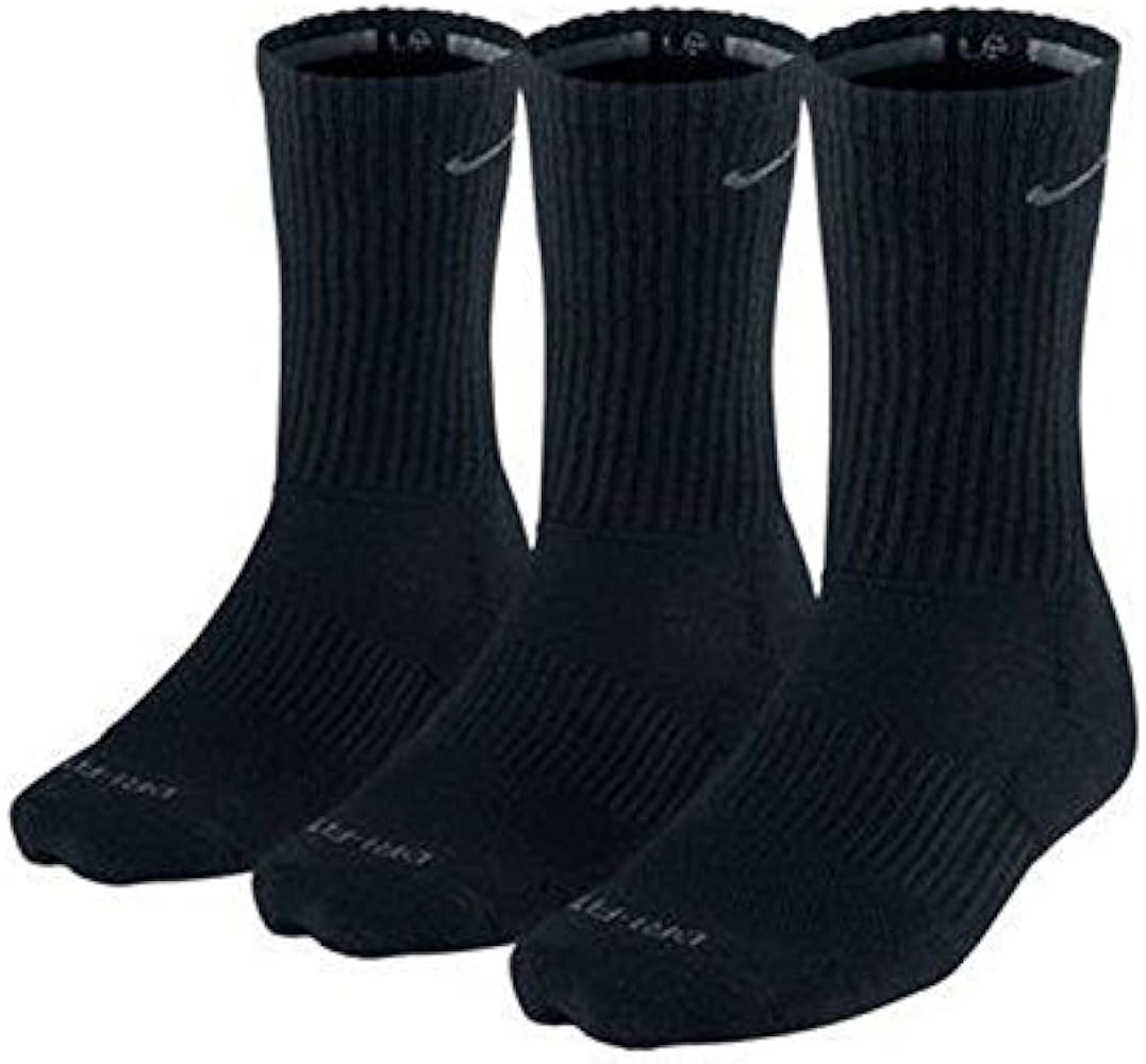 Nike mens Dri-Fit Cushioned Crew Socks