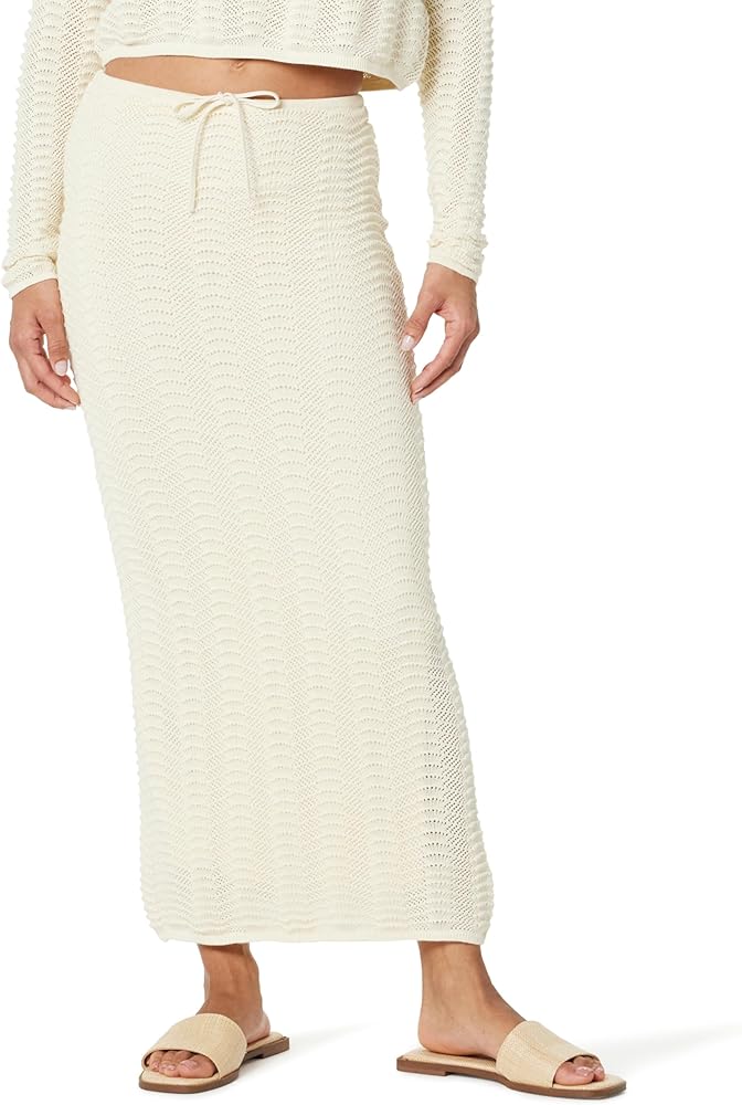 The Drop Women's Makayla Crochet Maxi Skirt