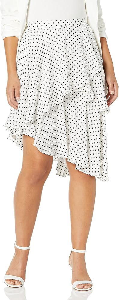 Women's Polka Dot Layered Skirt
