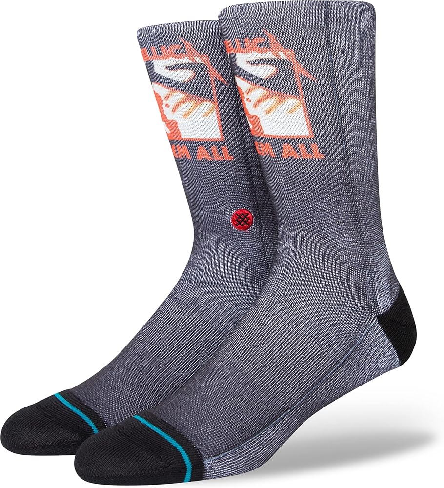 Stance Kill Em Dead Crew Socks, Black