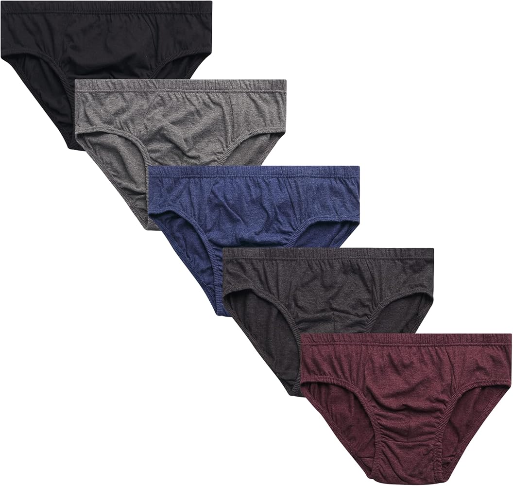 Van Heusen Men's Briefs - 5 Pack Performance Stretch No Fly Low Rise Briefs Underwear for Men (S-XL)